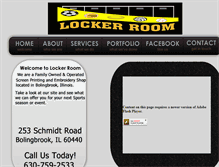 Tablet Screenshot of lockerroom339.com